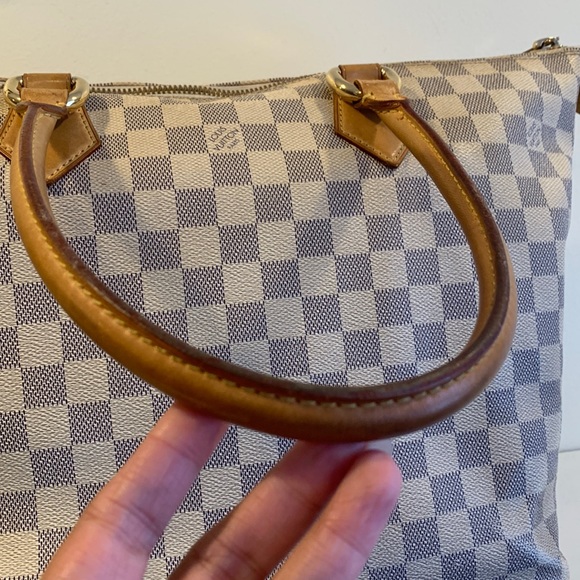 Louis Vuitton white damier azur Saleyea MM tote - Picture 4 of 15